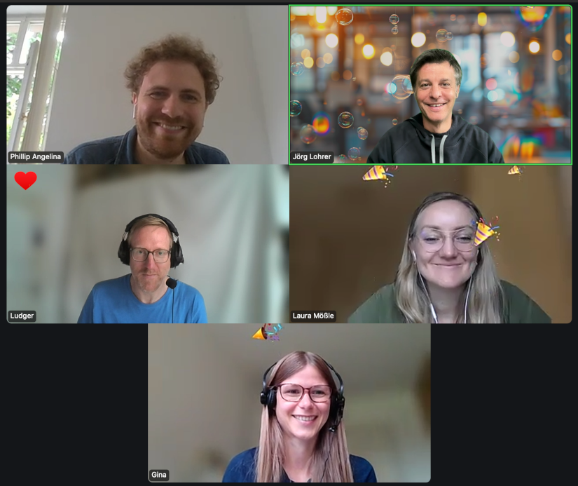 Das FOERBICO Team: Phillip, Jörg, Ludger, Laura und Gina Das FOERBICO Team